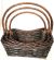 Large Rectangular Willow basket with a handle
L:20.4