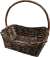 Largest pc in the set of 3 Willow basket with a handle