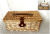 Picnic basket with lid - Fabric lined 18