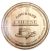 Round bamboo cutting board engraved with Cheese selection