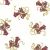 CEL2-Burgundy & Gold Bells Printed Cellophane roll 40