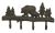 CIR916BH - Cast Iron Bear hooks 13.5”x1”x6”H