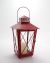 Red iron and glass lantern 8
