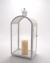 Large white metal lantern