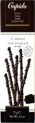 Cupido chocolate sticks - Dark 75 gr., 12/cs