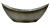 CTF692VP - Large boat shaped metal container - Pewter colour