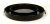 Set of 2 Round black trays with folding handles