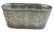 Oval metal container 