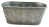 Oval metal container 