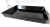 CTL527TBK - Black rectangular metal tray with folding handle