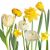 775093377628 - Lunch Napkins - White & Yellow flowers