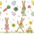 Lunch napkin - Bunnies & Eggs 6.5