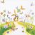 775093514641 - Lunch Napkins - Bunny & butterflies