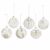 Assorted White ornaments with gold trim 3
