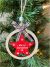 Wood ribboned Star Ornament with Merry Christmas 3.2
