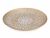 <p>Gold & white plate 12