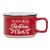 775093388754 - Red ceramic latté bowl/mug - Filled with Chri
