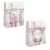 Assorted Christmas gift bags with glitter - pink shades