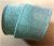 Blue wired burlap ribbon 25 yard/roll - 2.5