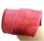 Wired burlap ribbon dark red 25 yard/roll - 2.5