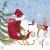 Lunch Napkins - Santa's Sled 6.5