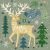 Lunch napkins - Golden Reindeer 6.5