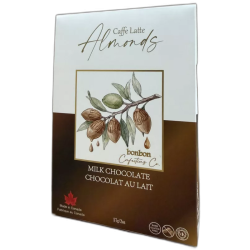 Bonbon Confections Milk chocolate coffee Latte dipped Almonds 57 gr.