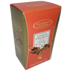 Wholesale gift basket Essentials Excelsium choco crunch - MILK 150 gr., 11/cs