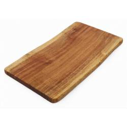 Acacia wood live edge board 14"x8"x0.6"