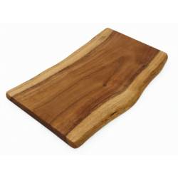 Acacia wood live edge board 16"x8"x0.6"