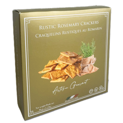 Artisan Gourmet rustic Rosemary crackers  30 gr.