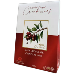 Bonbon Confections Dark chocolate dipped Cranberries 57 gr.