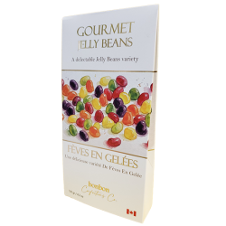 Bonbon Confections Gourmet Jelly Beans 120 gr., 12/cs
A delectable Jelly Beans Variety - Product of Canada