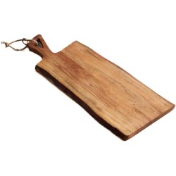 Acacia wood live edge board 18"x7.2"x0.6"H