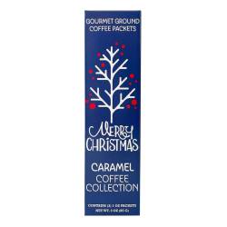 Coffee Masters Gourmet Ground Coffee - Merry Christmas 85 gr., 12/cs
Contains 3 servings - Caramel Coffee Collection