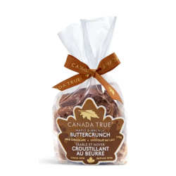 Canada True Maple & Walnut Buttercrunch in Milk Chocolate 100 gr., 24/cs