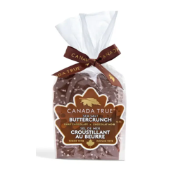Buttercrunch in dark chocolate with seasalt