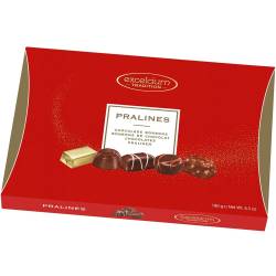Excelcium Assorted Belgian Pralines - Red 180 gr.,Apex Elegance is proud to add Hamlet brad to our gourmet food product line, Excelcium Belgian Pralines - Red 180 gr., 8/cs