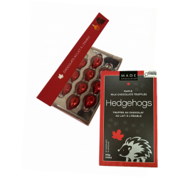 Made Chocolates 10 pc Hedgehog Milk chocolate truffles 100 gr., 12/cs
10 Individually Wrapped chocolates