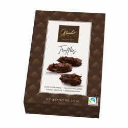 Hamlet Flake truffle dark chocolate 100 gr., 18/cs
Truffles made with Belgian chocolates, a creamy filling, and sprinkled with delicate pieces of chocolate
10 Pieces per box