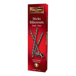 Trianon extra dark chocolate sticks 75 gr., 12/cs
