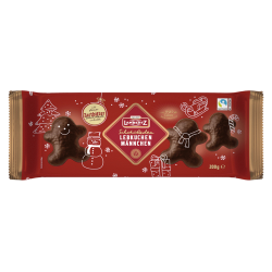 Lambertz Gingerbread man in dark chocolate 200 gr