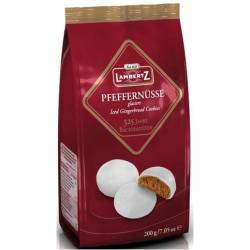 <p>Lambertz Pfeffernusse Iced Ginger bread Cookies 200 gr. 18/cs.</p>