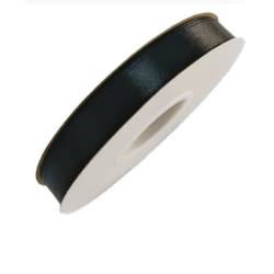 1/2" Wide Satin ribbon, single faced 50 yards - BLACK
