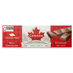 Canada True milk chocolate bar - FLAG design 100 gr., 26/cs