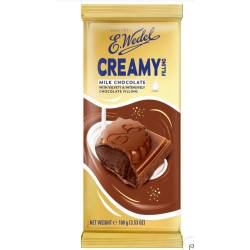 E. Wedel Creamy Filling Milk Chocolate Bar 100 gr., 20/cs