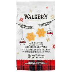 Walkers Pure Butter mini shortbread stars 125 gr.