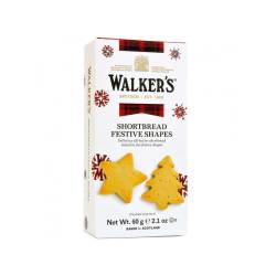 Walker's Shortbread Festive Shapes 60 gr., 24/cs