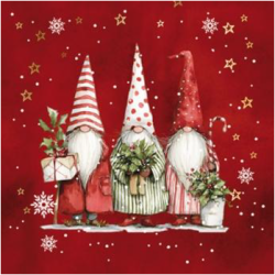 Lunch Napkins - Happy Gnomes