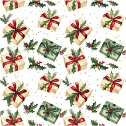 Lunch Napkins - Lots of Presents 6.5"x6.5"